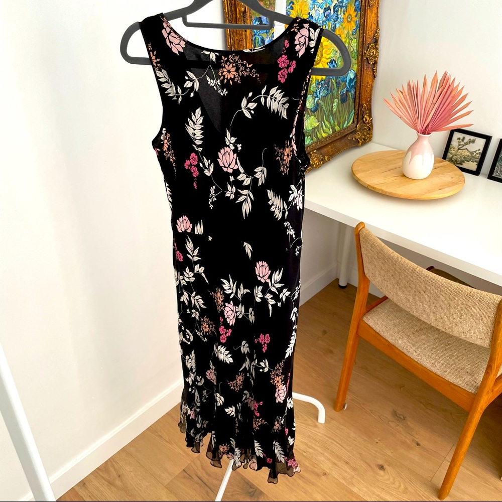alfani silk sleeveless dress sz 10